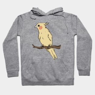 Perched Cockatiel Hoodie